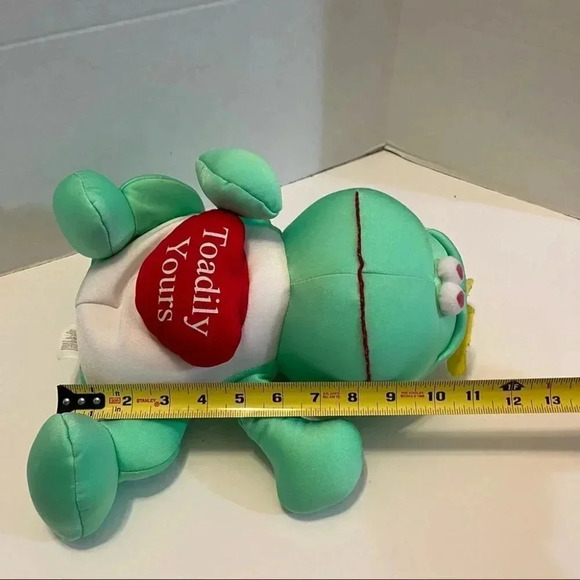 Moshi Green Frog Prince Toadily Yours Microbead Squishy Plush Stuffed Animal - Picture 9 of 10